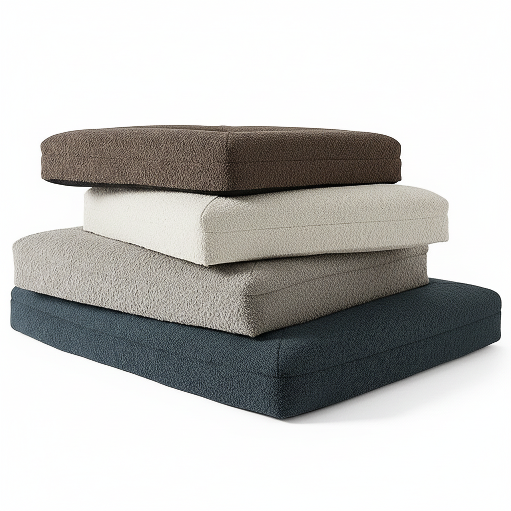 Luxury Bouclé Orthopedic Dog Bed