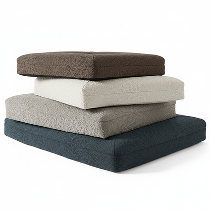 Luxury Bouclé Orthopedic Dog Bed