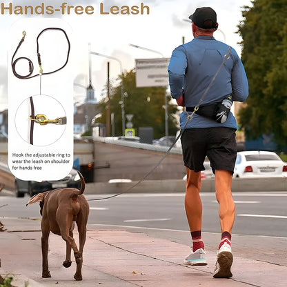Leren Handsfree Hondenriem - Willow & Wags