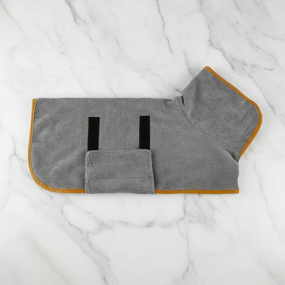 Warme Hondenbadjas van Sneldrogende Microvezel