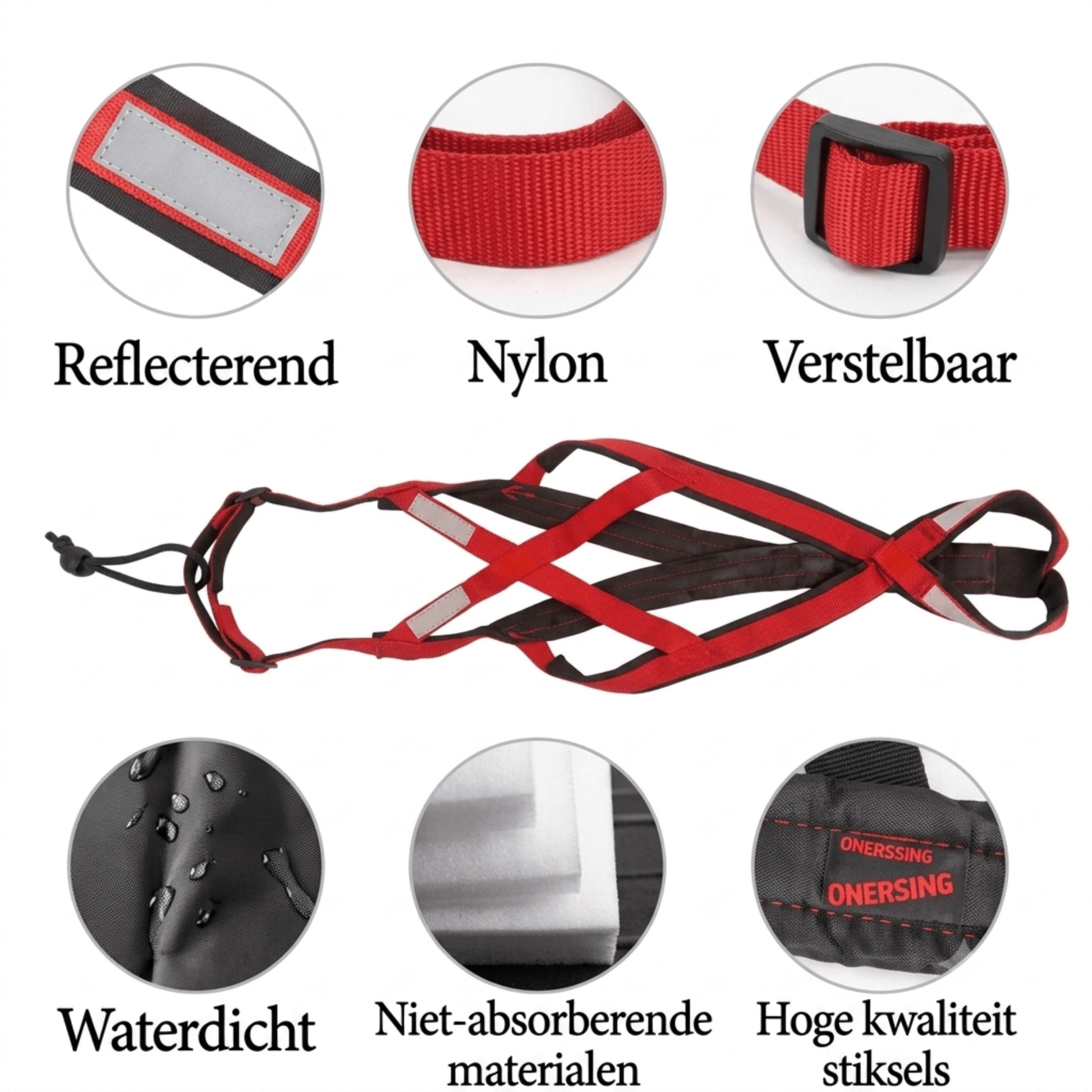 Nordic Adventure Hondenharnas voor Grote Honden - Willow & Wags