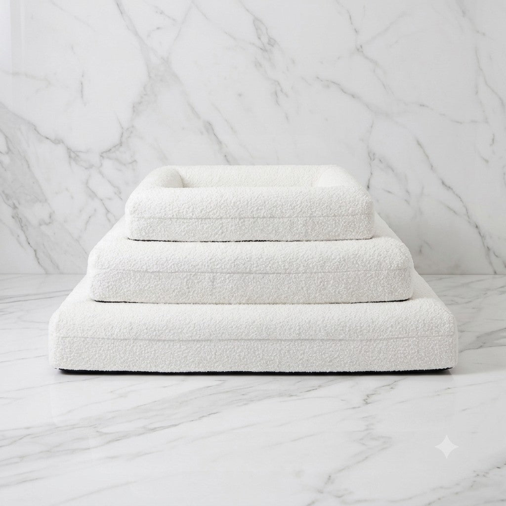 Luxe Bouclé Orthopedisch Hondenkussen