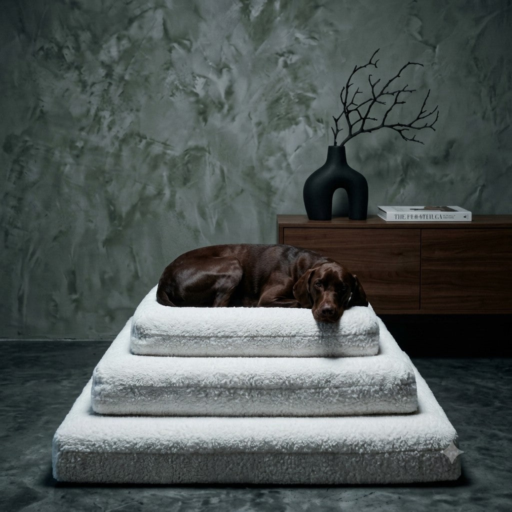 Luxe Bouclé Orthopedisch Hondenkussen