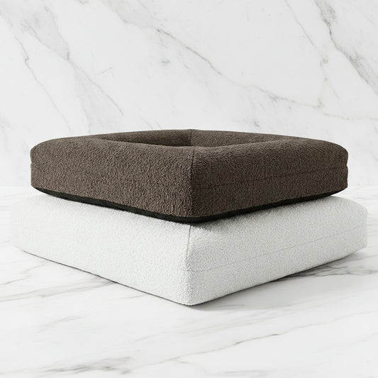 Luxe Bouclé Orthopedisch Hondenkussen
