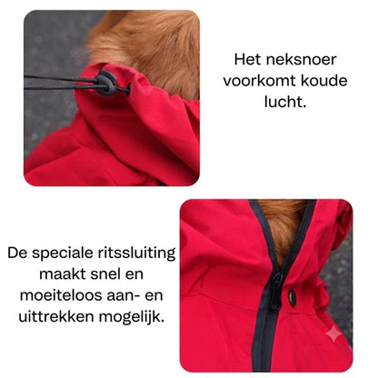 Waterdicht Honden Regenpak met Volledige Bescherming - Willow & Wags