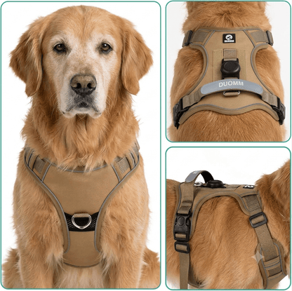 Reflecterend Hondentuig met Veilige AirTag Houder & Looplijn - Willow & Wags