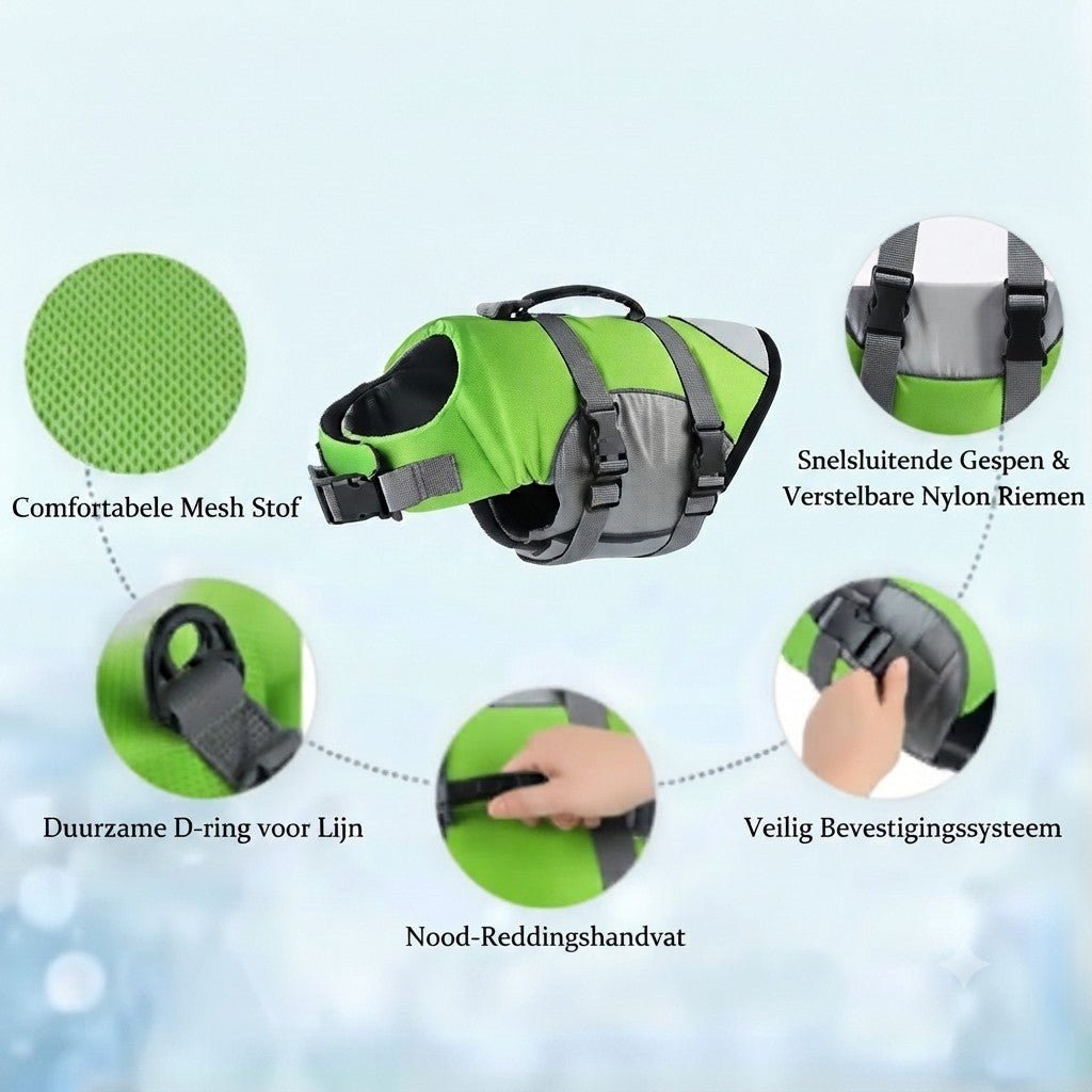 Hondenzwemvest van Ripstop Materiaal - Willow & Wags