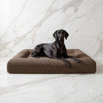 Luxe Bouclé Orthopedisch Hondenkussen
