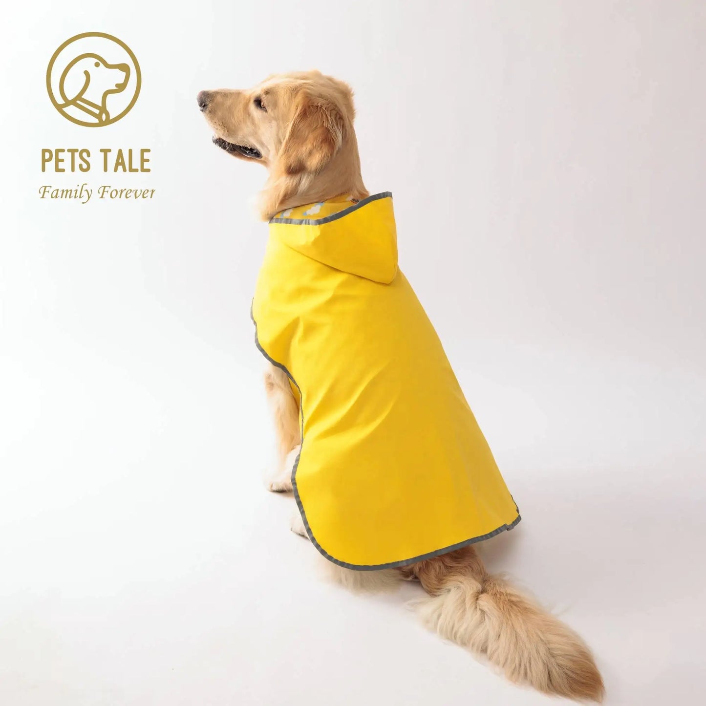 Pets Tale™ Omkeerbare Honden Regenjas met Reflecterende Details - Willow & Wags