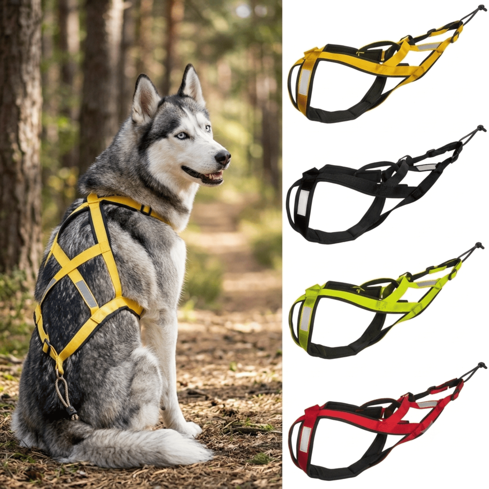 Nordic Adventure Hondenharnas voor Grote Honden - Willow & Wags