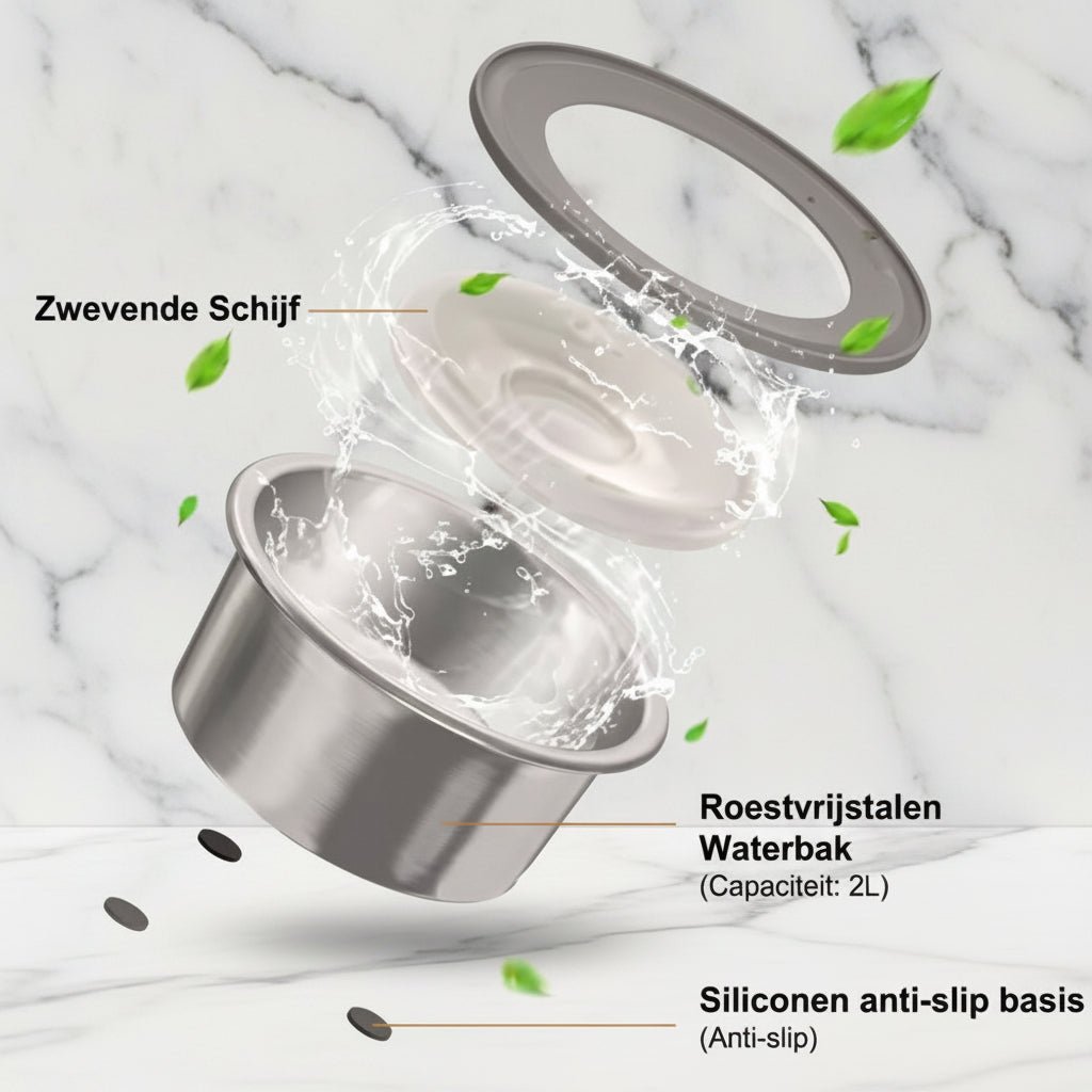 AquaGuard™ Anti-Knoei Hondenwaterbak - Willow & Wags