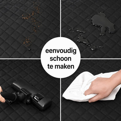Waterdichte Hondenautostoelhoes met Doorgang voor Armsteun - Willow & Wags