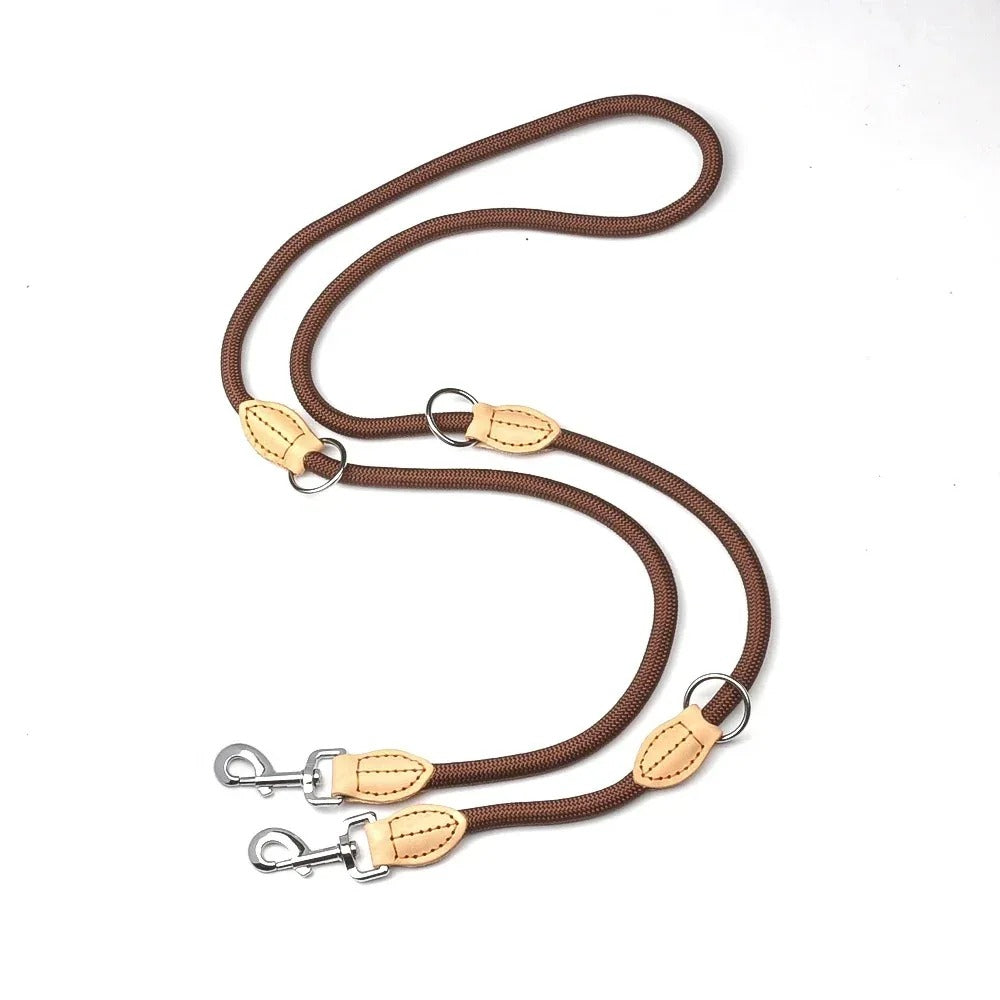 Willow & Wags™ Multifunctionele Dubbele Hondenriem