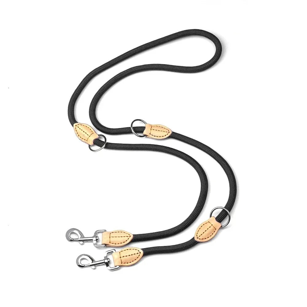 Willow & Wags™ Multifunctionele Dubbele Hondenriem