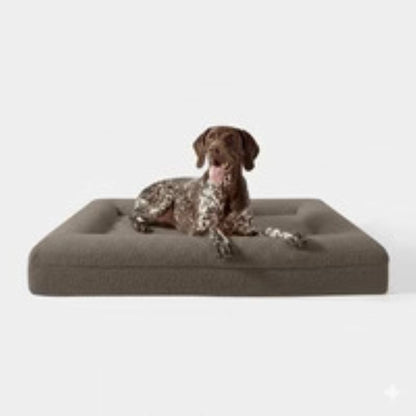 Luxury Bouclé Orthopedic Dog Bed