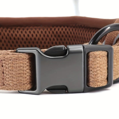 Reflecterende Hondenhalsband met Zachte Mesh Voering - Willow & Wags