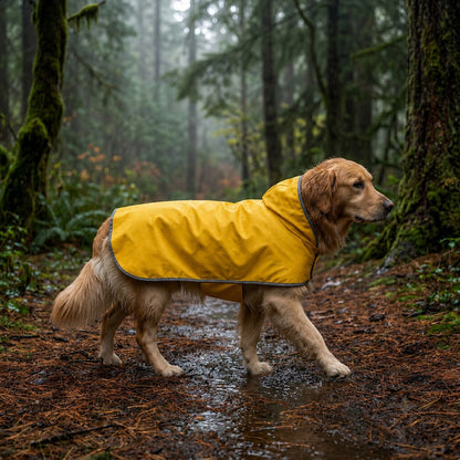 Pets Tale™ Omkeerbare Honden Regenjas met Reflecterende Details - Willow & Wags