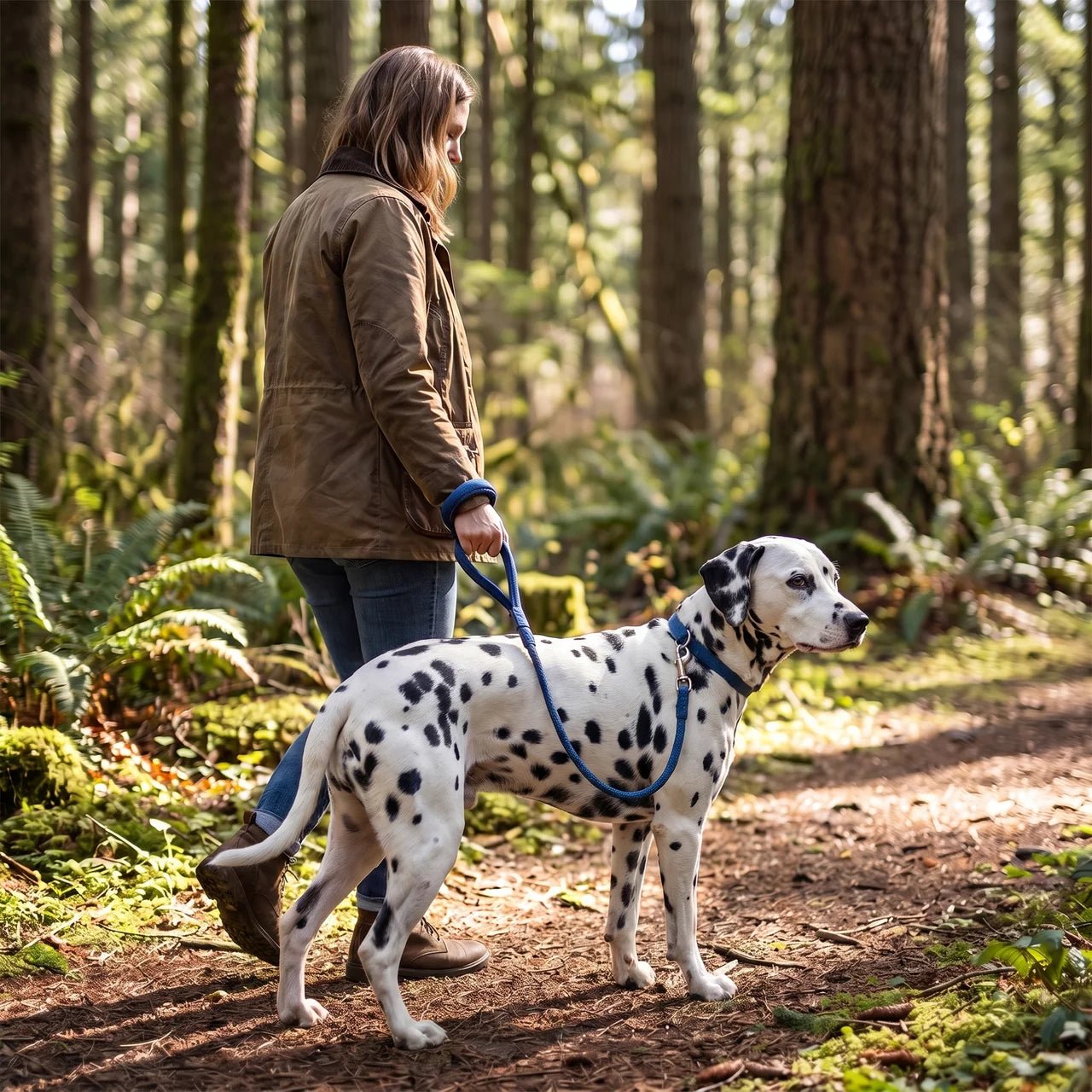 Hondenlijn van Nylon met Zachte Handgreep - Willow & Wags